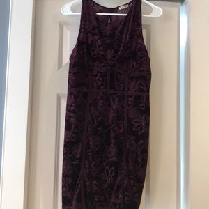 Suede dress